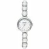 Best Pirce 👍 Kate Spade New York 👩 Women's Monroe Three-Hand Stainless Steel Pearl Bracelet ⌚ Watch Silver ✔️