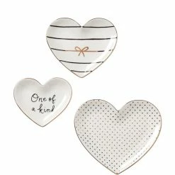 Coupon ✨ Kate Spade New York Charmed Life Heart Catch All Dish, Set Of 3 ✨