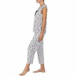 Wholesale 💯 Kate Spade New York Dotted Print Square Neck Cap Sleeve Pajama Set Grey Heather 😀 -Kate Spade New York shop unnamed file 1692