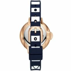 Best deal ✔️ Kate Spade New York 👩 Women's Park Row Three-Hand Stripe Silicone Strap ⌚ Watch Navy 🔔 -Kate Spade New York shop unnamed file 1748