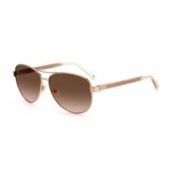 Promo ⌛ Kate Spade New York Fara 57mm Aviator 👓 Sunglasses Red/gold 🌟