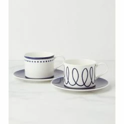 Flash Sale 🥰 Kate Spade New York Charlotte Street 2-Piece Cup & Saucer Set White 🎉 -Kate Spade New York shop unnamed file 1760