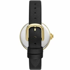Brand new 🤩 Kate Spade New York Chelsea Park Three-Hand Black Leather ⌚ Watch 😀 -Kate Spade New York shop unnamed file 1778