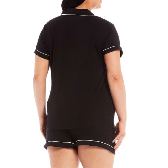 Best reviews of π₯° Kate Spade New York Plus Size #double;dream A Little Dream#double; Coordinating Jersey Knit Shorty Pajama Set Black 𧨠2 Best reviews of π₯° Kate Spade New York Plus Size #double;dream A Little Dream#double; Coordinating Jersey Knit Shorty Pajama Set Black 𧨠- Image 2