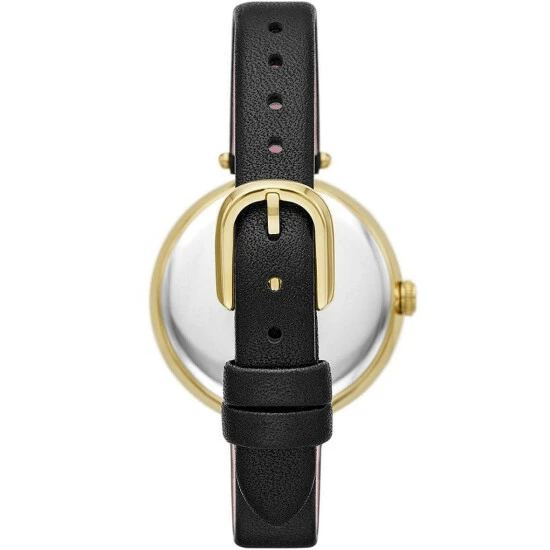 Top 10 π Kate Spade New York π© Women's Holland Three-Hand Black Leather Strap β Watch β¨ 3 Top 10 π Kate Spade New York π© Women's Holland Three-Hand Black Leather Strap β Watch β¨ - Image 3