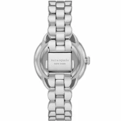 Outlet ✔️ Kate Spade New York 👩 Women's Morningside Three-Hand Stainless Steel Bracelet ⌚ Watch Silver ✨ -Kate Spade New York shop unnamed file 1803