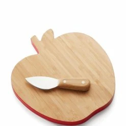 Coupon ❤️ Kate Spade New York Knock On Wood Apple Cheese Board With Knife 😉
