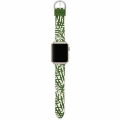 Hot Sale ⌛ Kate Spade New York Green Palm Leaf Silicone 38/40/41mm Band For Apple ⌚ Watch® 🎉