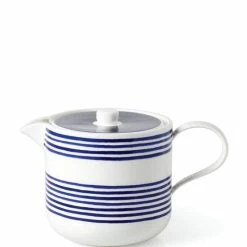 Budget ๐ Kate Spade New York Charlotte Street Teapot White/blue โญ
