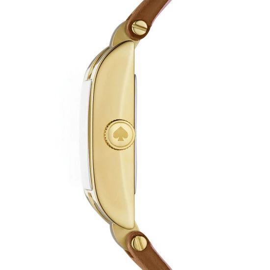 Discount ✨ Kate Spade New York Brookeville Three-Hand Brown Leather Strap ⌚ Watch 🎉 2 Discount ✨ Kate Spade New York Brookeville Three-Hand Brown Leather Strap ⌚ Watch 🎉 - Image 2