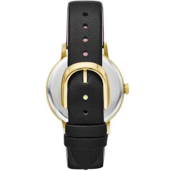 Cheapest π Kate Spade New York π© Women's Metro Leopard Three-Hand Black Leather Strap β Watch π 3 Cheapest π Kate Spade New York π© Women's Metro Leopard Three-Hand Black Leather Strap β Watch π - Image 3