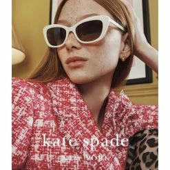Best deal 🧨 Kate Spade New York 👩 Women's Merida Cat Eye 👓 Sunglasses Cream Multi 😉 -Kate Spade New York shop unnamed file 1858