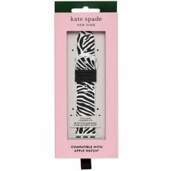 New 🌟 Kate Spade New York Zebra Print Silicone 38/40/41mm Band For Smart ⌚ Watch Black/white 🛒 -Kate Spade New York shop unnamed file 1874