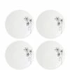 Cheap ✨ Kate Spade New York Garden Doodle 4-Piece Dinner Plate Set White 👍