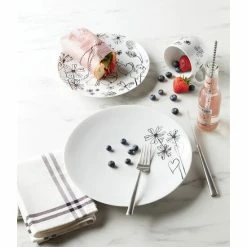 Cheap ✨ Kate Spade New York Garden Doodle 4-Piece Dinner Plate Set White 👍 -Kate Spade New York shop unnamed file 1878