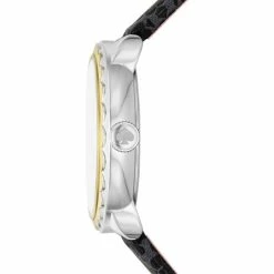 New 😀 Kate Spade New York 👩 Women's Morningside Three-Hand Black Jacquard Fabric Strap ⌚ Watch 🧨 -Kate Spade New York shop unnamed file 1890