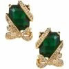 Flash Sale 🤩 Kate Spade New York Emerald Pave Gold Present Stud Earrings ✔️