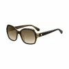 Budget 👏 Kate Spade New York Amberlynn Polarized Round 👓 Sunglasses Brown Pattern ✨