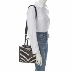 Cheap ⭐ Kate Spade New York Manhattan Bold Zebra Boucle Jacquard Small Tote Bag Black Multi 🌟 -Kate Spade New York shop unnamed file 1958