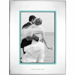 Outlet ✔️ Kate Spade New York Take The Cake Wedding Picture Frame Silver Plate ✨