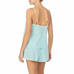 Cheapest 👏 Kate Spade New York Satin Jacquard Shorty Coordinating Pajama And Eye Mask Set Aqua 😀 -Kate Spade New York shop unnamed file 1969