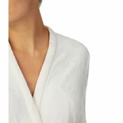 Flash Sale 🥰 Kate Spade New York Embossed Floral Plush Long Sleeve Tie-Front Short Wrap Cozy Robe Soft Rose 🧨 -Kate Spade New York shop unnamed file 198