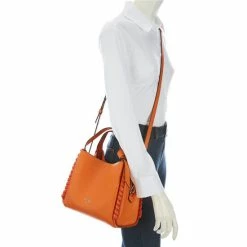 Cheapest 🛒 Kate Spade New York Knott Whipstitch Leather Medium Crossbody Bag Orange Zinnia Multi ⭐ -Kate Spade New York shop unnamed file 1997
