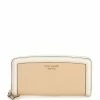 Discount ❤️ Kate Spade New York Knott Colorblock Slim Leather Continental Wallet Warm Stone Multi 🧨