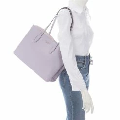 Coupon ❤️ Kate Spade New York All Day Unlined Large Leather Tote Bag Lavender Cream 😍 -Kate Spade New York shop unnamed file 204