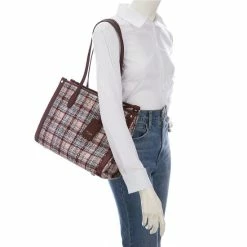 Buy ❤️ Kate Spade New York Market Tweed Medium Tote Bag Dark Merlot Multi ⌛ -Kate Spade New York shop unnamed file 2071