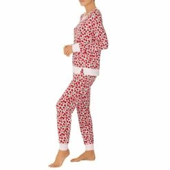 Coupon ❤️ Kate Spade New York Wildberry Print Long Sleeve Round Neck Coordinating Pajama Set Pink/novel ⭐ -Kate Spade New York shop unnamed file 2080