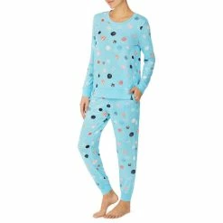 Deals ❤️ Kate Spade New York Long Sleeve Crew Neck Planet Print Pajama Set Blue Print 👍 -Kate Spade New York shop unnamed file 2083