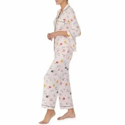 Best Pirce ⭐ Kate Spade New York Zodiac Print 3/4 Sleeve Notch Collar Pajama Set Pastel Pink ❤️ -Kate Spade New York shop unnamed file 2110