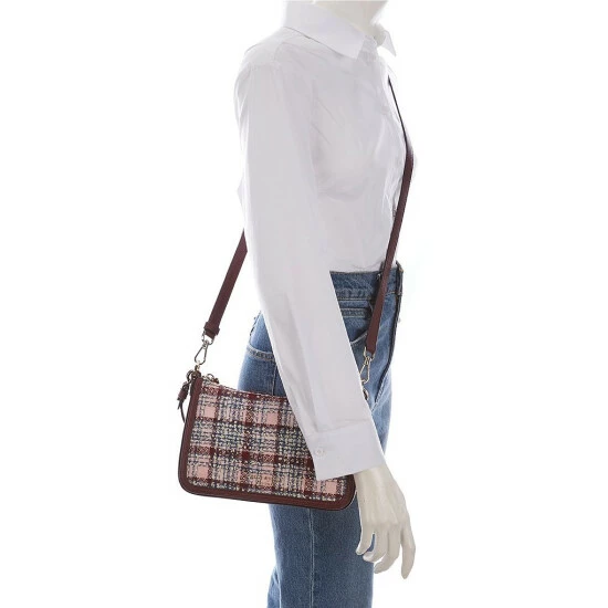 Flash Sale ✨ Kate Spade New York Hudson Tweed Medium Convertible Crossbody Bag Dark Merlot Multi 😉 3 Flash Sale ✨ Kate Spade New York Hudson Tweed Medium Convertible Crossbody Bag Dark Merlot Multi 😉 - Image 3