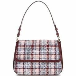 Hot Sale ❤️ Kate Spade New York Hudson Tween Medium Convertible Shoulder Bag Dark Merlot Multi 👍