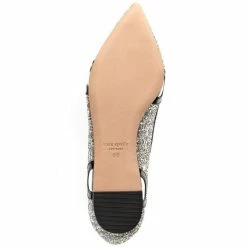 Buy 🧨 Kate Spade New York Gogo Taxi Glitter Accent Pointed Toe Flats Silver/gold 👏 -Kate Spade New York shop unnamed file 2156