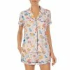 Best reviews of 😍 Kate Spade New York Short Sleeve Notch Collar Button Front Shorty Pajama Set Peach 🌟