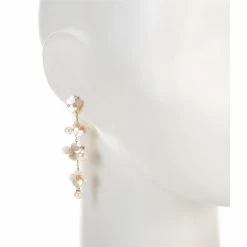 Coupon 🎁 Kate Spade New York Precious Pansy Linear Earrings White Multi/gold 🥰 -Kate Spade New York shop unnamed file 2190