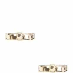 Discount 💯 Kate Spade New York Ribbon Bow Stud Earrings Gold ✨