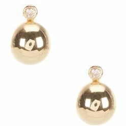 Hot Sale 🎁 Kate Spade New York Have A Ball Stud Earrings Gold 👍