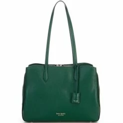 Best Pirce 💯 Kate Spade New York Hudson Pebbled Leather Large Tote Bag Black 😍