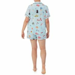 Best reviews of 🤩 Kate Spade New York Plus Printed Short Sleeve Notch Collar Shorty Pajama Set Green/novel 🤩 -Kate Spade New York shop unnamed file 2241