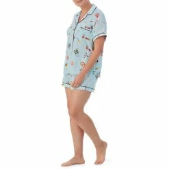Best reviews of 🤩 Kate Spade New York Plus Printed Short Sleeve Notch Collar Shorty Pajama Set Green/novel 🤩 -Kate Spade New York shop unnamed file 2242