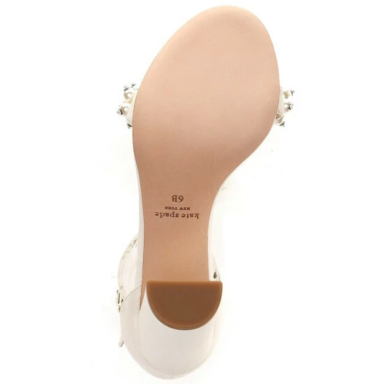 Budget 🎁 Kate Spade New York Rosa Pearl Beaded Ankle Strap 👗 Dress 🩴 Sandals Parchment 😉 6 Budget 🎁 Kate Spade New York Rosa Pearl Beaded Ankle Strap 👗 Dress 🩴 Sandals Parchment 😉 - Image 6