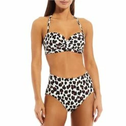Budget 🎉 Kate Spade New York Fiji Feline Underwire Bandeau 👙 Bikini Swim Top Black 🧨 -Kate Spade New York shop unnamed file 2255