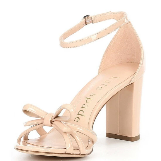 Best Sale ๐ Kate Spade New York Flamenco Patent Leather Bow Detail ๐ Dress ๐ฉด Sandals Peach Shake ๐ 4 Best Sale ๐ Kate Spade New York Flamenco Patent Leather Bow Detail ๐ Dress ๐ฉด Sandals Peach Shake ๐ - Image 4