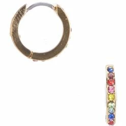 Outlet 🔔 Kate Spade New York Rainbow Huggie Hoop Earrings Multi 🥰