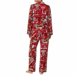Outlet 😀 Kate Spade New York Holiday Table Print Long Sleeve Notch Collar Pajama Set Red Multi ✨ -Kate Spade New York shop unnamed file 232