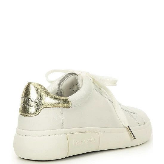 Discount β Kate Spade New York Lift Leather Gold Detail π Sneakers Optic White/pale Gold βοΈ 2 Discount β Kate Spade New York Lift Leather Gold Detail π Sneakers Optic White/pale Gold βοΈ - Image 2