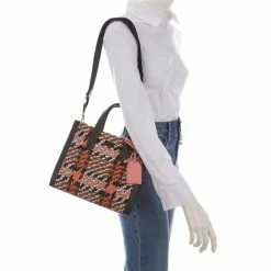 Best Sale 👍 Kate Spade New York Manhattan Plaid Small Tote Bag Dancer Pink Multi 👏 -Kate Spade New York shop unnamed file 325